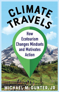 Book cover for climate travels.