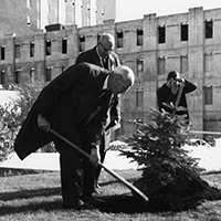 SAIT plants a time capsule in October of 1966.